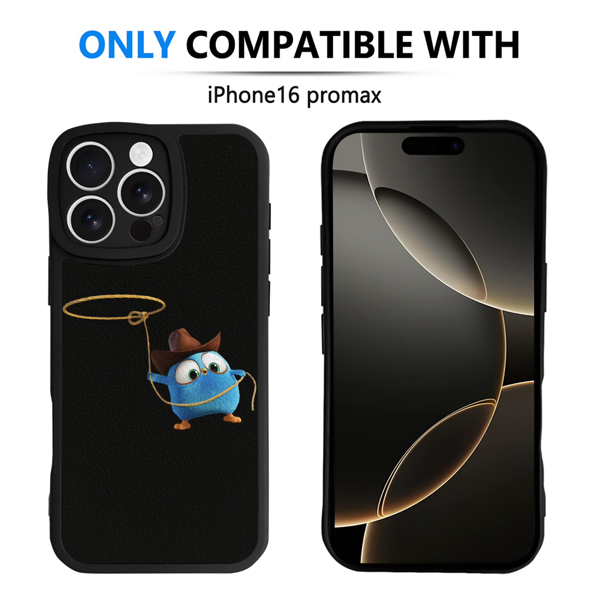 （画像用） Angry Birds アングリーバード 【iPhone 16シリーズ対応】シリコンスマホケース（レザー調） 材質：シリコン